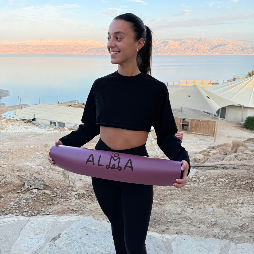 מזרן יוגה "אליטה" בורדו