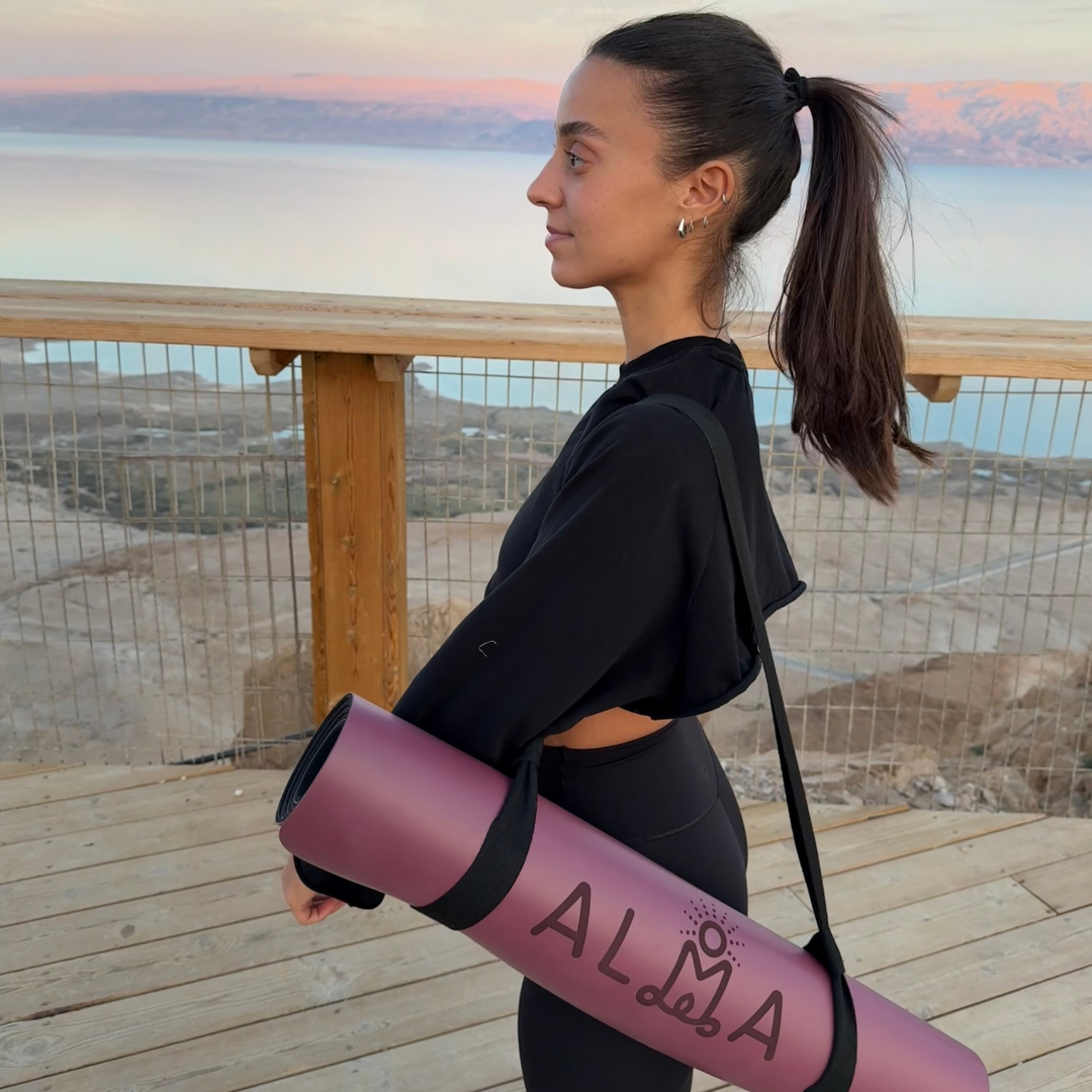 מזרן יוגה "אליטה" בורדו