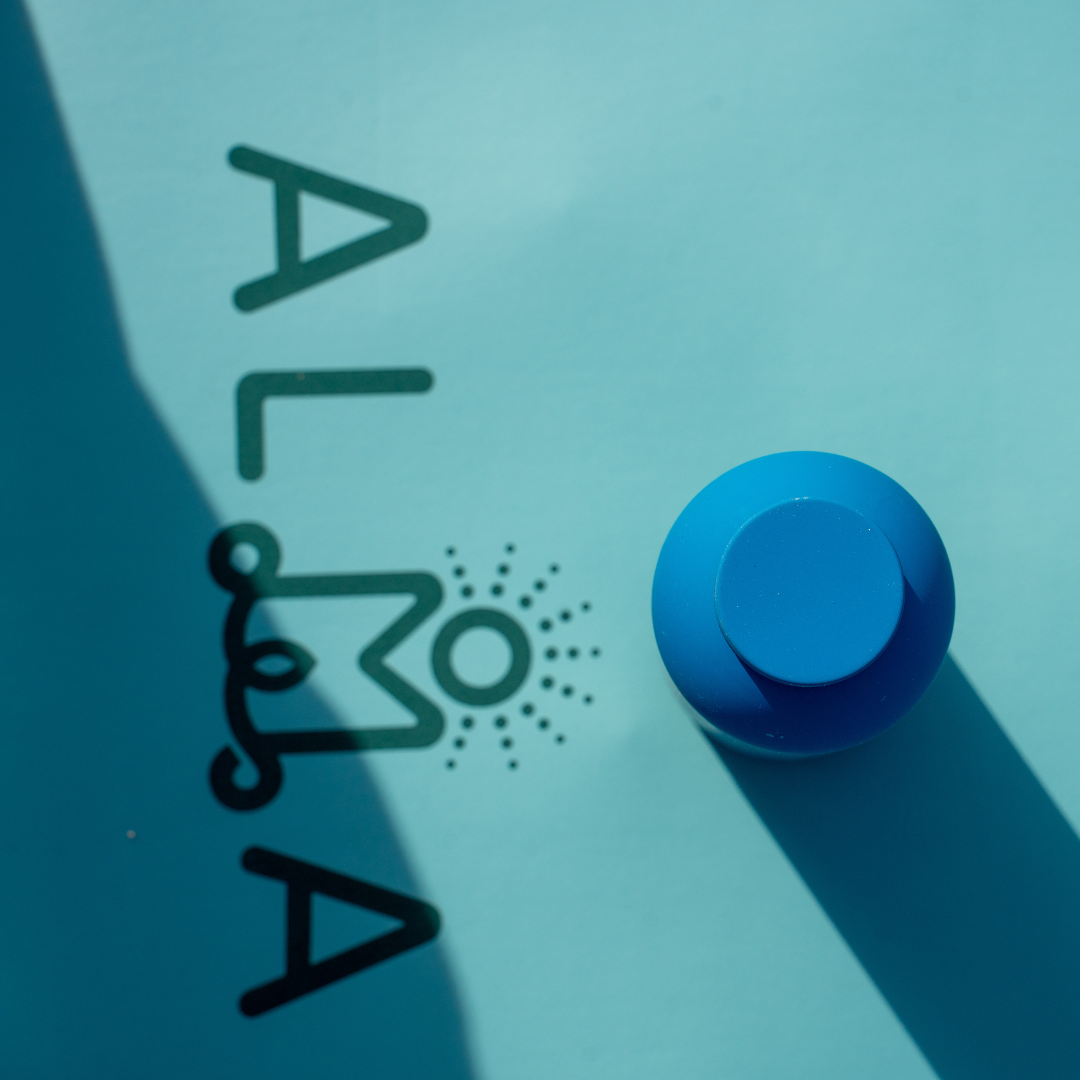 בקבוק לשתייה "עלמה" כחול