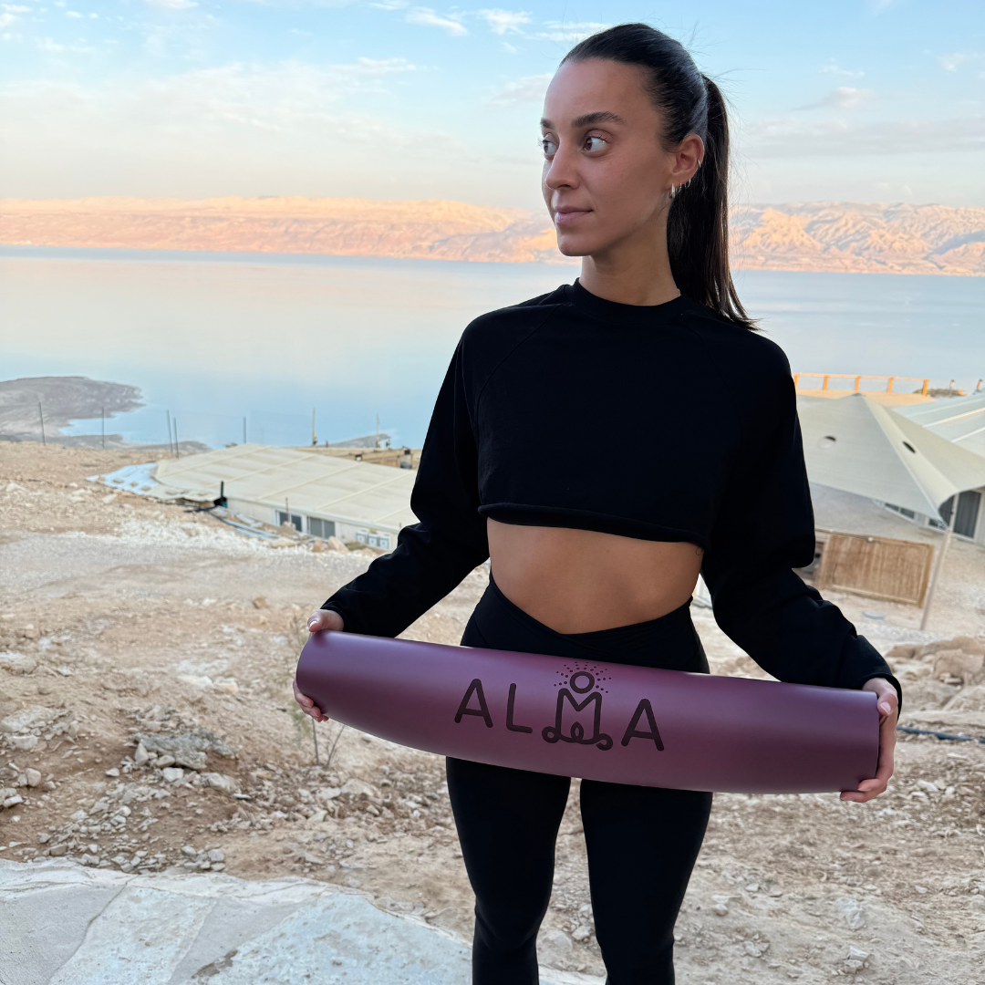 מזרן יוגה "אליטה" בורדו