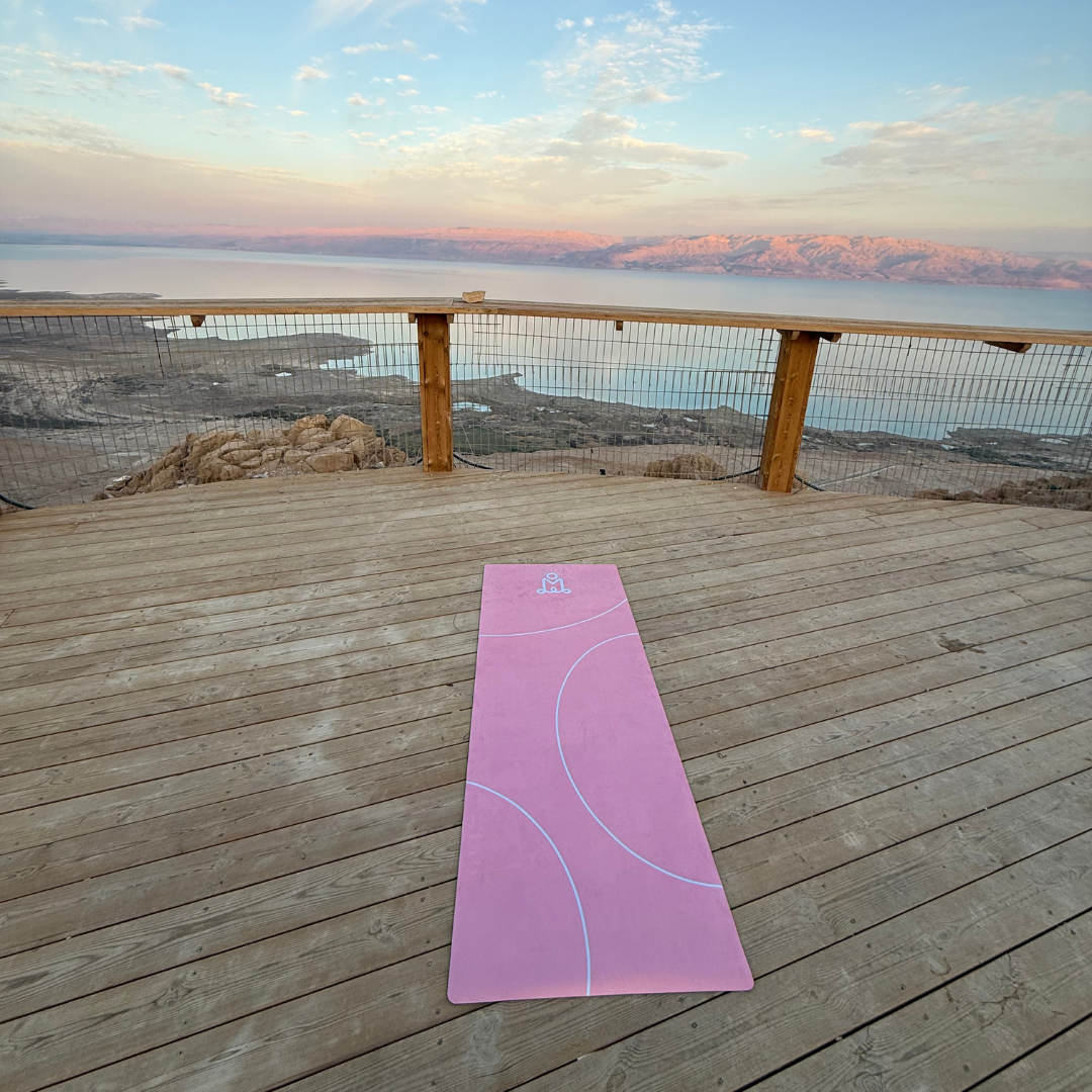 מזרן יוגה "משי מאט" ורוד